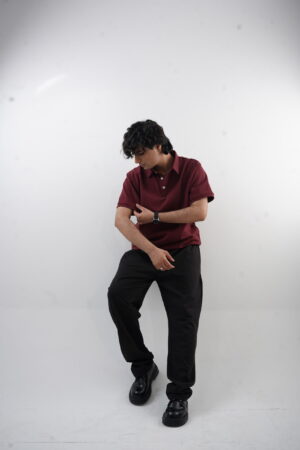 Maroon Edge Polo