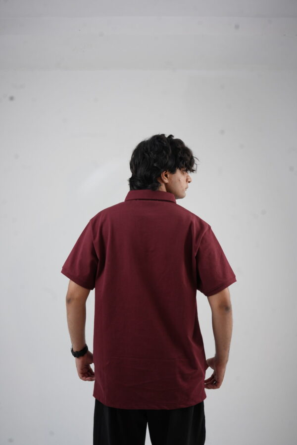 Maroon Edge Polo